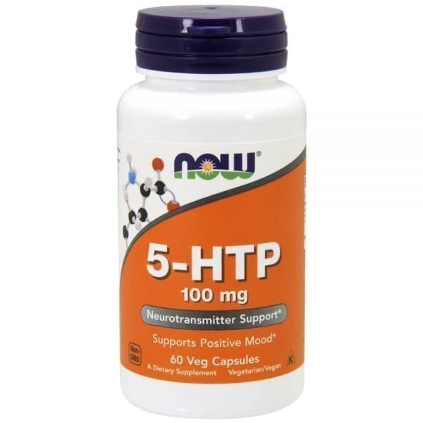 NOW 5-HTP 100 мг 60 капсули