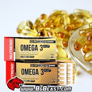 NUTREND Omega 3 Plus Compressed 120 капсули | BgBeast.com