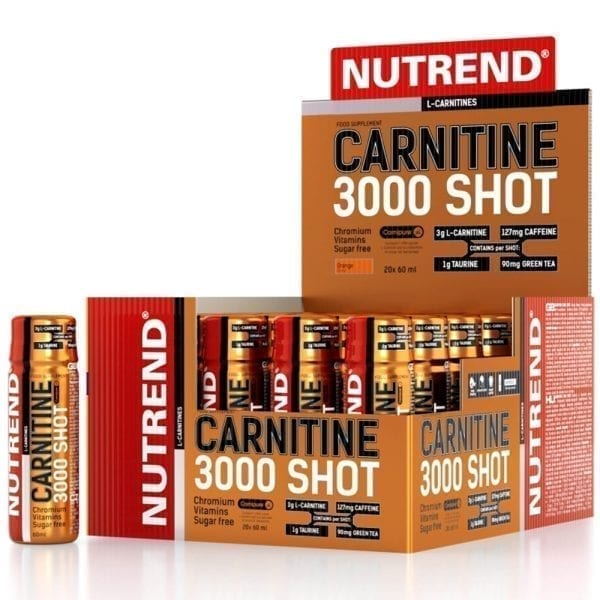 NUTREND L-Carnitine 3000 SHOT 20 x 60 мл