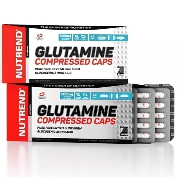 NUTREND Glutamine Compressed 120 капсули
