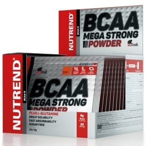 БЦАА на шотове NUTREND BCAA Mega Strong Powder 20×10 гр