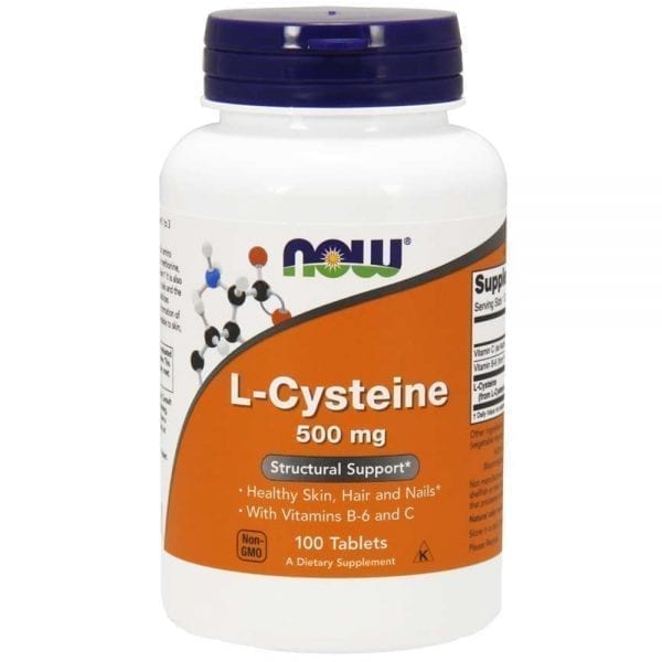 NOW L-Cysteine 500 мг 100 таблетки