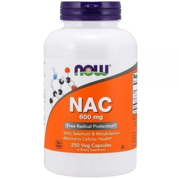 NOW N-Acetyl L-Cysteine (NAC) 600 мг 250 капсули