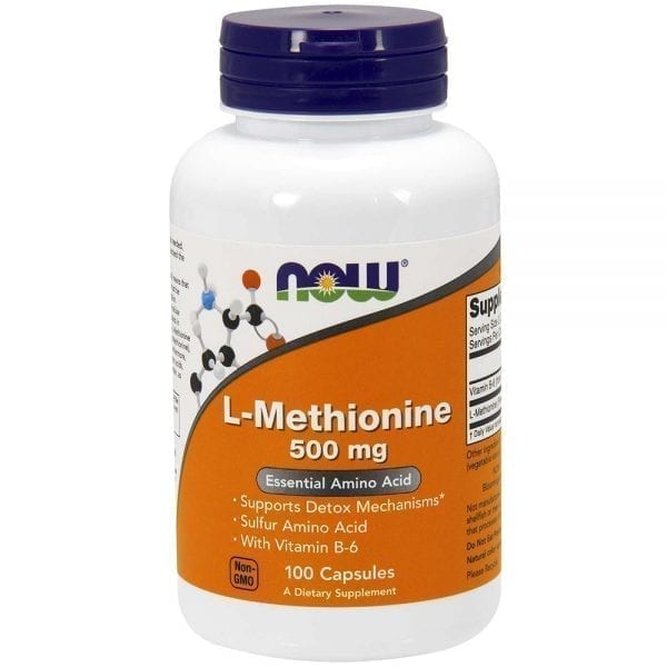 NOW L-Methionine 500 мг 100 капсули