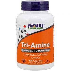 NOW Tri Amino 120 капсули | BgBeast.com