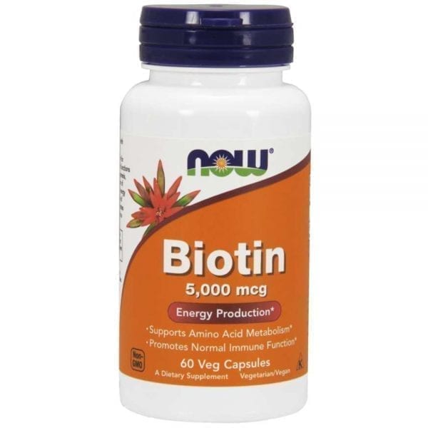 NOW Витамин B7 (Biotin) 5000 мкг 60 капсули