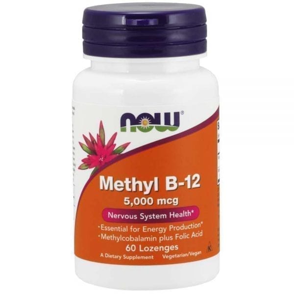 NOW Methyl B-12 5000 мкг 60 дражета