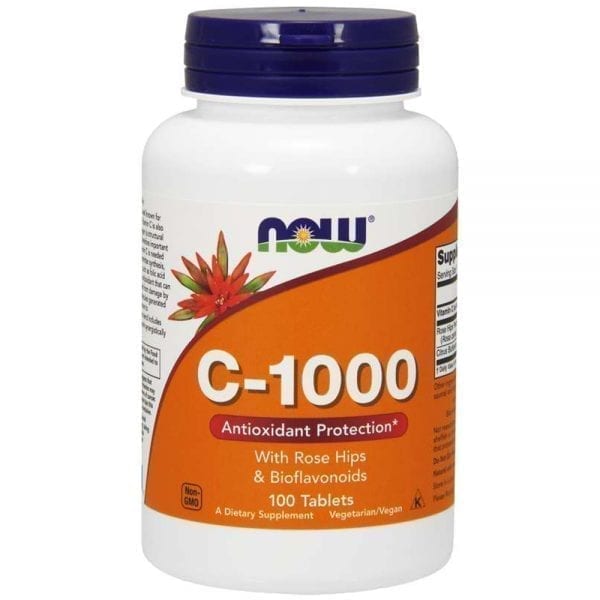 NOW Vitamin C 1000 мг 100 таблетки