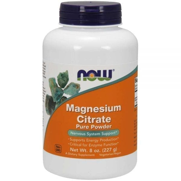 NOW Magnesium Citrate Pure Powder 227 гр