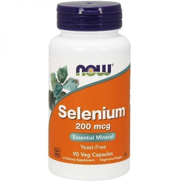 NOW Selenium 200 мкг 90 капсули
