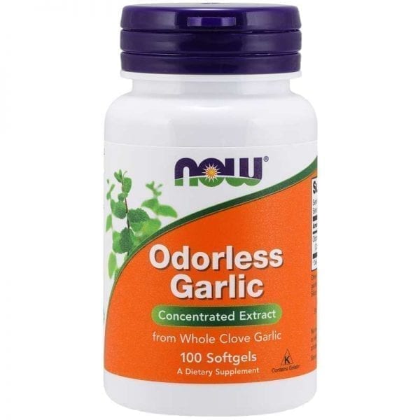 NOW Odorless Garlic 50 мг 100 дражета