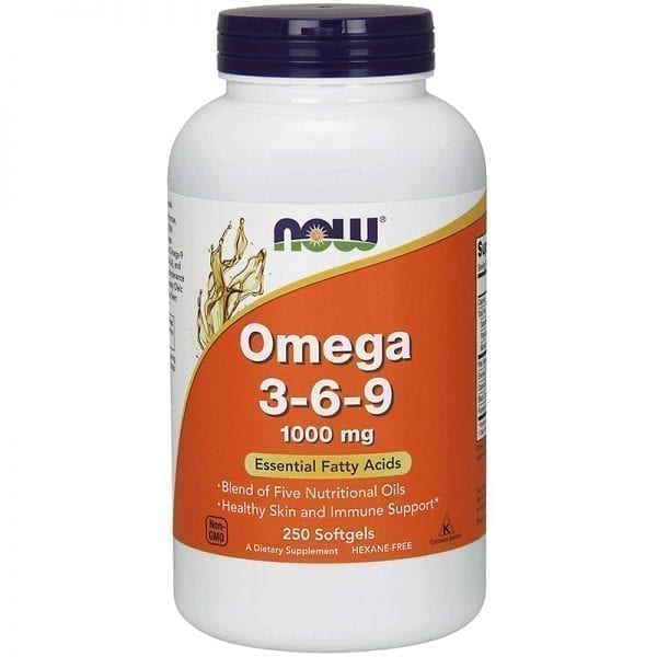 NOW Omega 3-6-9 250 дражета