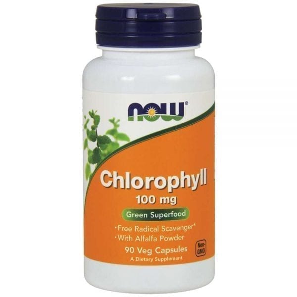 NOW Chlorophyll 100 мг 90 капсули