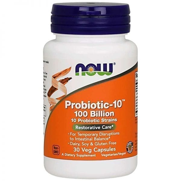 NOW Probiotic-10 100 Billion 30 капсули