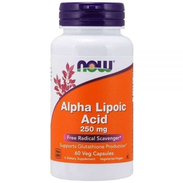 NOW Alpha Lipoic Acid 250 мг 60 капсули