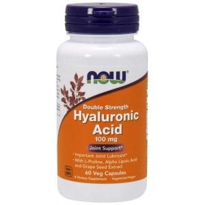 NOW Hyaluronic Acid 100 мг 60 капсули