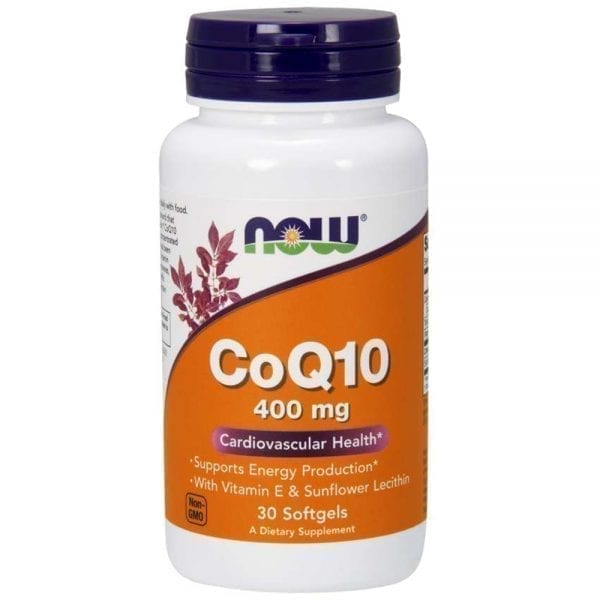 NOW CoQ10 400 мг 30 капсули