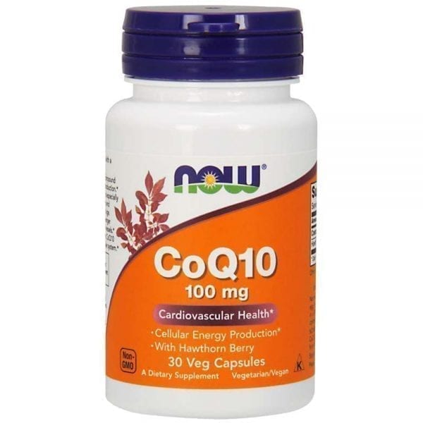 NOW CoQ10 100 мг 30 капсули