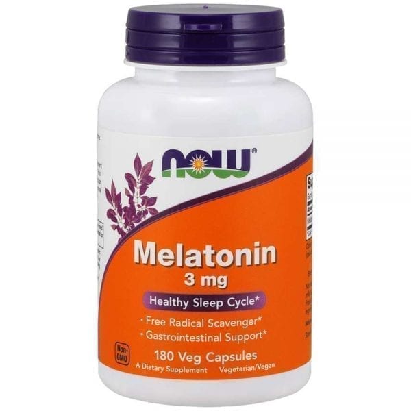 NOW Melatonin 3 мг 180 капсули