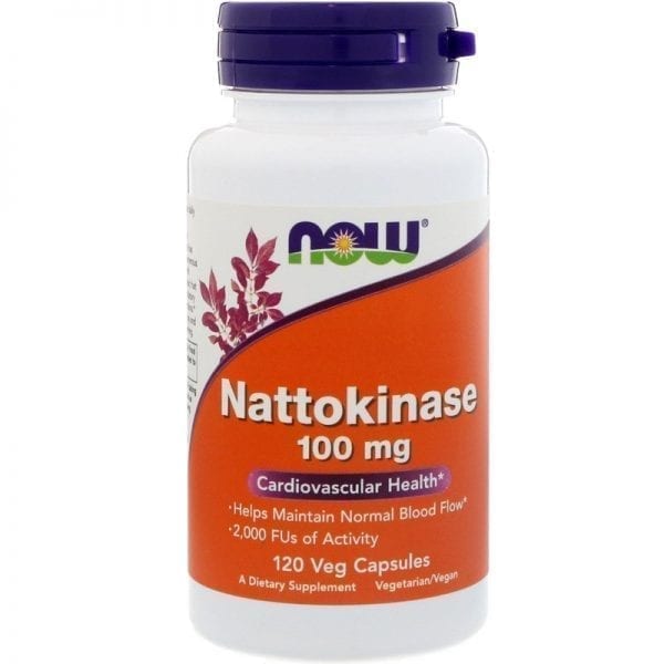 NOW Nattokinase 100 мг 120 капсули