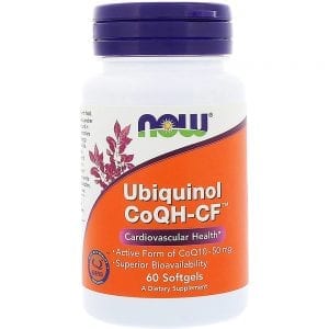 NOW Ubiquinol CoQH-CF 50 мг 60 дражета