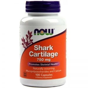 NOW Shark Cartilage 750 мг 100 капсули | BgBeast.com