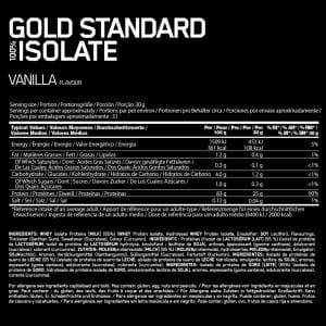 Optimum Nutrition Gold Standard 100% Isolate 930 гр | BgBeast.com