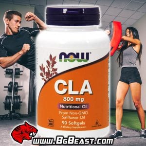 NOW CLA 800 мг 90 дражета | BgBeast.com