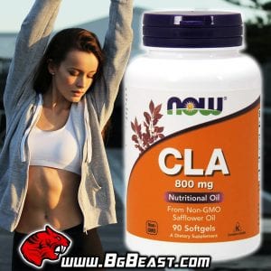 NOW CLA 800 мг 90 дражета | BgBeast.com