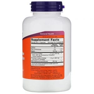 NOW Glucosamine Chondroitin plus MSM 180 капсули | BgBeast.com