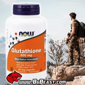 NOW Glutathione 500 мг 60 капсули | BgBeast.com