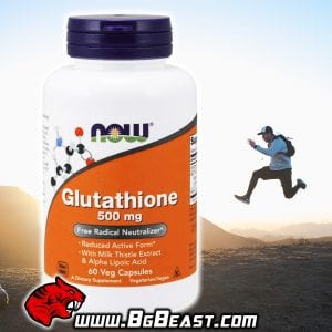 NOW Glutathione 500 мг 60 капсули | BgBeast.com