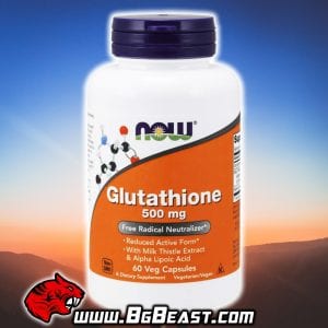 NOW Glutathione 500 мг 60 капсули | BgBeast.com