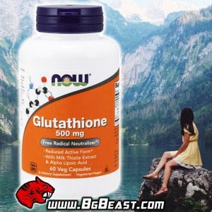 NOW Glutathione 500 мг 60 капсули | BgBeast.com