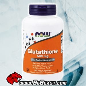 NOW Glutathione 500 мг 60 капсули | BgBeast.com