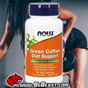NOW Green Coffee Diet Support 90 капсули | BgBeast.com