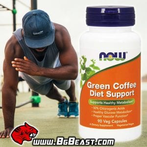 NOW Green Coffee Diet Support 90 капсули | BgBeast.com