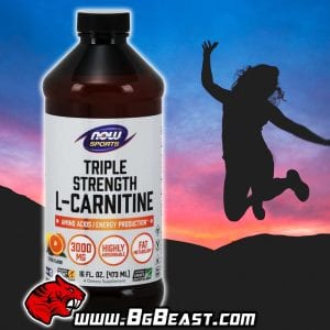 NOW L-Carnitine Triple Strength Liquid 3000 мг 473 мл | BgBeast.com
