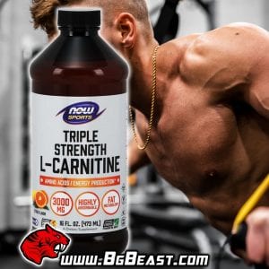 NOW L-Carnitine Triple Strength Liquid 3000 мг 473 мл | BgBeast.com