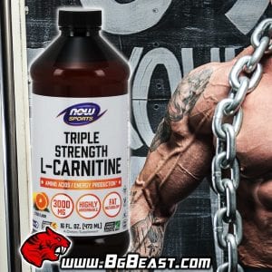 NOW L-Carnitine Triple Strength Liquid 3000 мг 473 мл | BgBeast.com