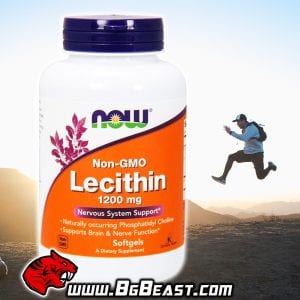 NOW Lecithin 1200 мг 100 дражета | BgBeast.com