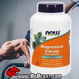 NOW Magnesium Citrate Pure Powder 227 гр | BgBeast.com