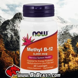 NOW Methyl B-12 5000 мкг 60 дражета | BgBeast.com
