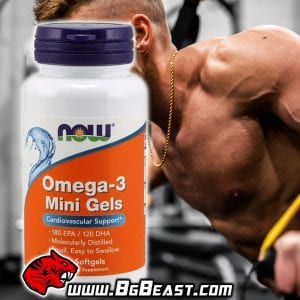NOW Omega-3 Mini Gels 90 дражета | BgBeast.com