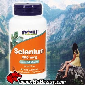 NOW Selenium 200 мкг 90 капсули | BgBeast.com