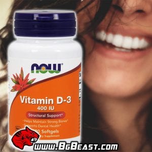 NOW Vitamin D-3 400 IU 180 дражета | BgBeast.com