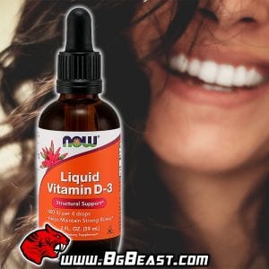 NOW Vitamin D-3 Liquid 59 мл | BgBeast.com