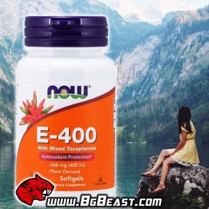 NOW Vitamin E 400IU 100 дражета | BgBeast.com