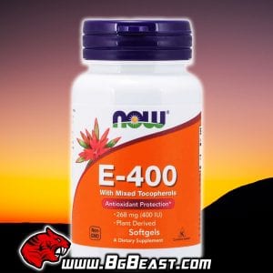 NOW Vitamin E 400IU 100 дражета | BgBeast.com