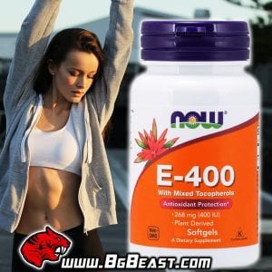 NOW Vitamin E 400IU 100 дражета | BgBeast.com